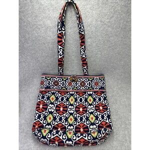 Vera Bradley Tote Retired Sun Valley Pattern Cloth Purse Shoulder Bag